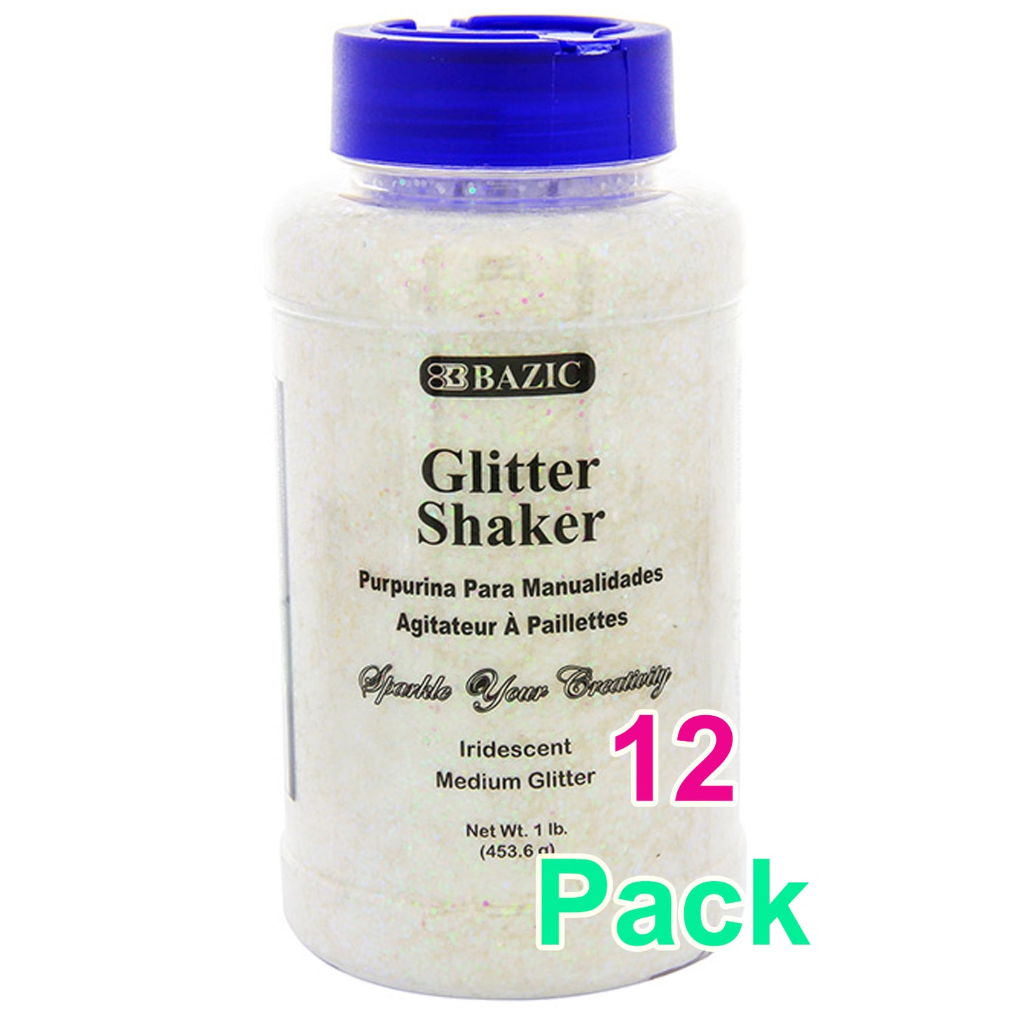 Iridescent Glitter Shake, Sparkle Powder Slime Party Glow Decor, or  Kid Activity | 16 OZ (1lb)