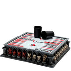 Metal Chess Set with 3D-Theme Decorative 3 in 1 Game Combo | SKULL G8Central