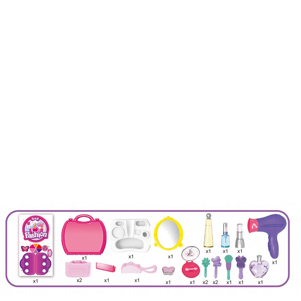 Cosmetic Toy Beauty Playset 21pcs