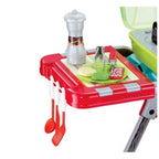 29 Inch Deluxe Kitchen BBQ Pretend Play Grill Set with Light and Sound
