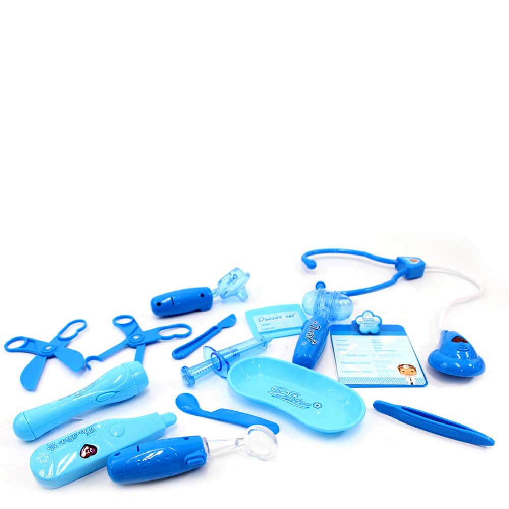 Medical Box Doctor Nurse Medical Kit Playset | Blue