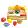 Kitchen Cutting Fruits Crate Pretend Food Play Set G8Central