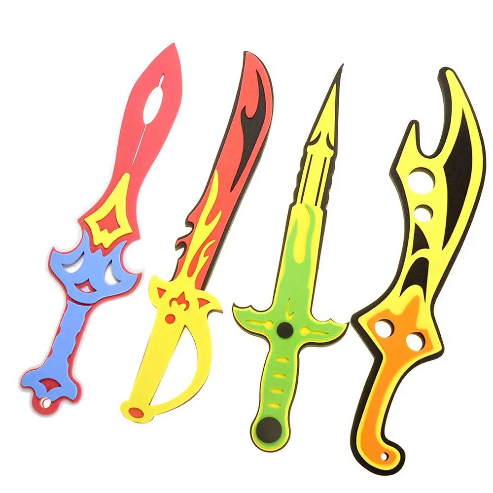 8 Pack Foam Swords Play Set G8Central