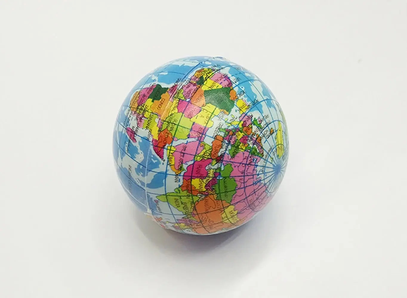 Mini Planet Earth Soft Foam Stress Balls | 24 Balls Per Box G8Central