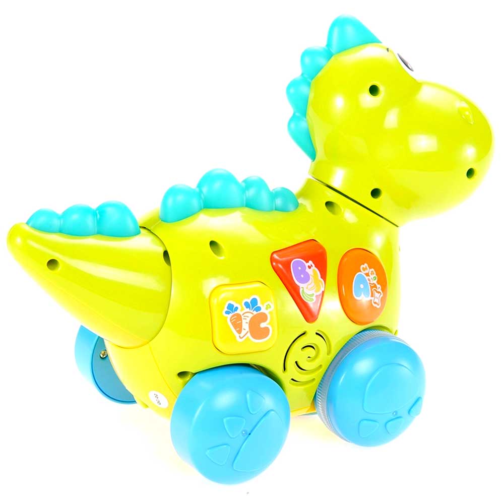 Talking Dinosaur Toy With Lights, Sounds, And Educational Activities