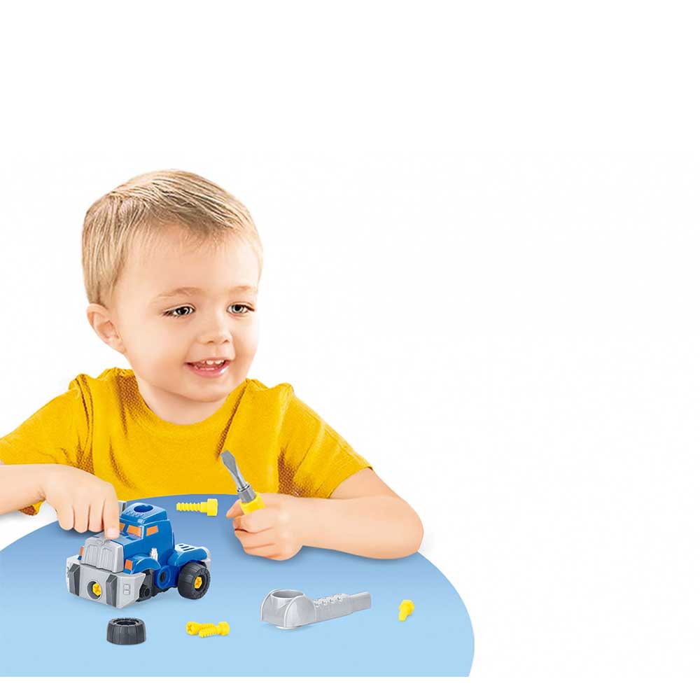 3-In-1 Take-A-Part Robot Toy Playset | Blue