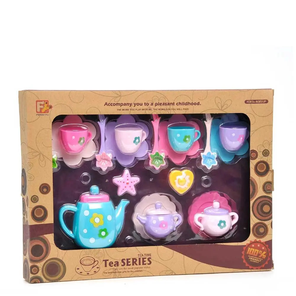 Tea Party Pretend Playset For Kids, 21-Piece G8Central