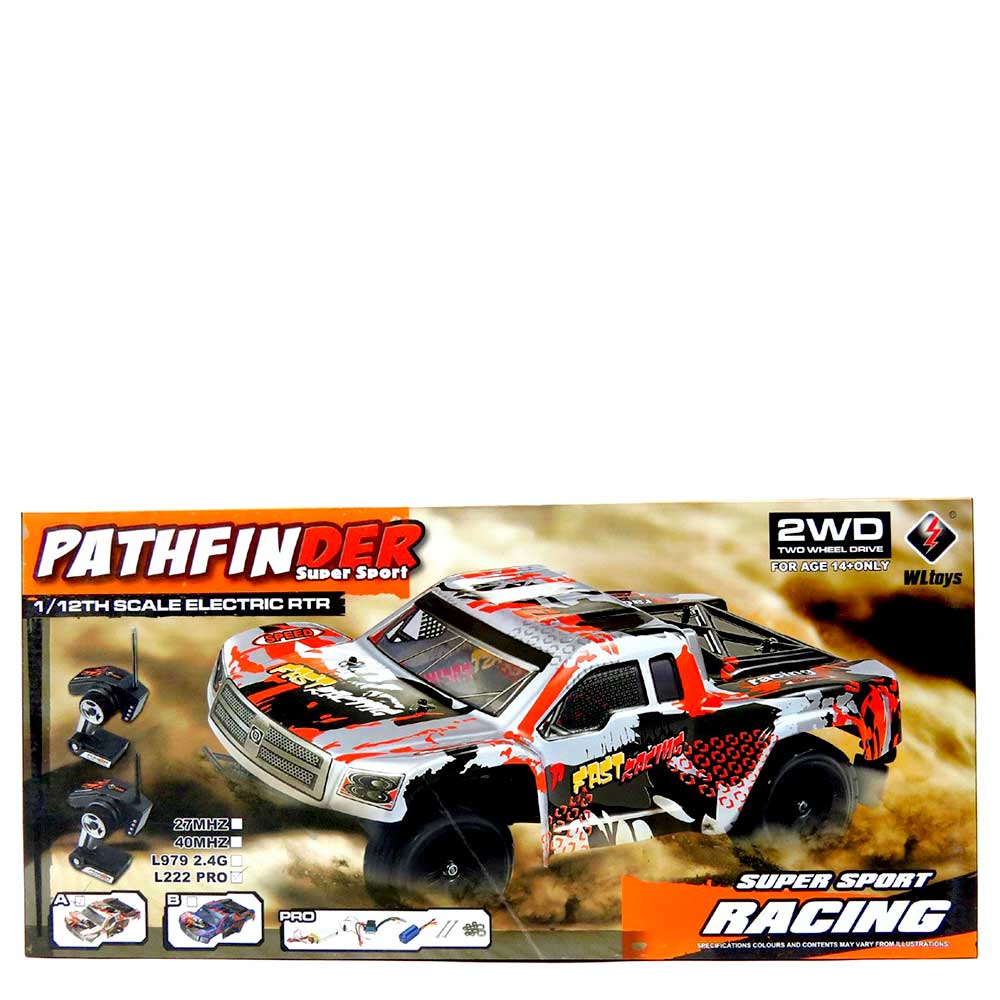 1:12 RC 2.4G Pathfinder Remote Control Racing Truck | Silver G8Central