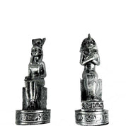 Chess Set EGYPTIAN Theme | Gold an Silver Pewter 3D Decorative