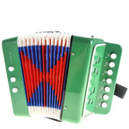 Children's Musical Instrument Accordion | Green G8Central