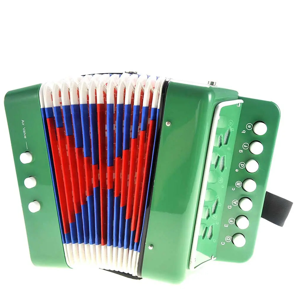 Children's Musical Instrument Accordion | Green G8Central