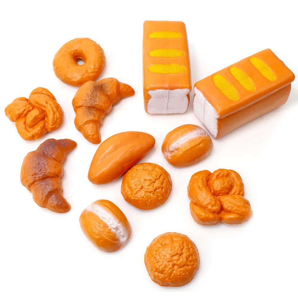 12 Pc Bread Food Playset