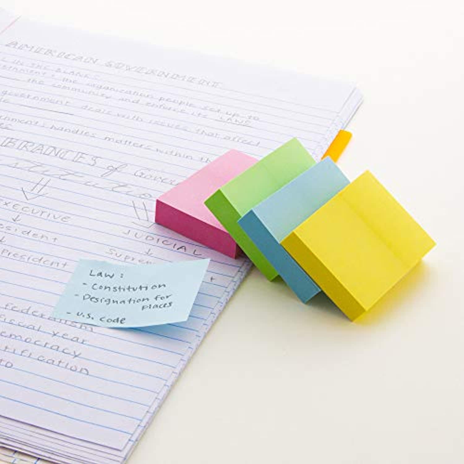 Stick On Notes 100 Ct. 1.5" X 2" (4/Pack).