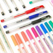 Assorted Colors Gel Pen w/Cushion Grip, Assorted Color | 6/pack