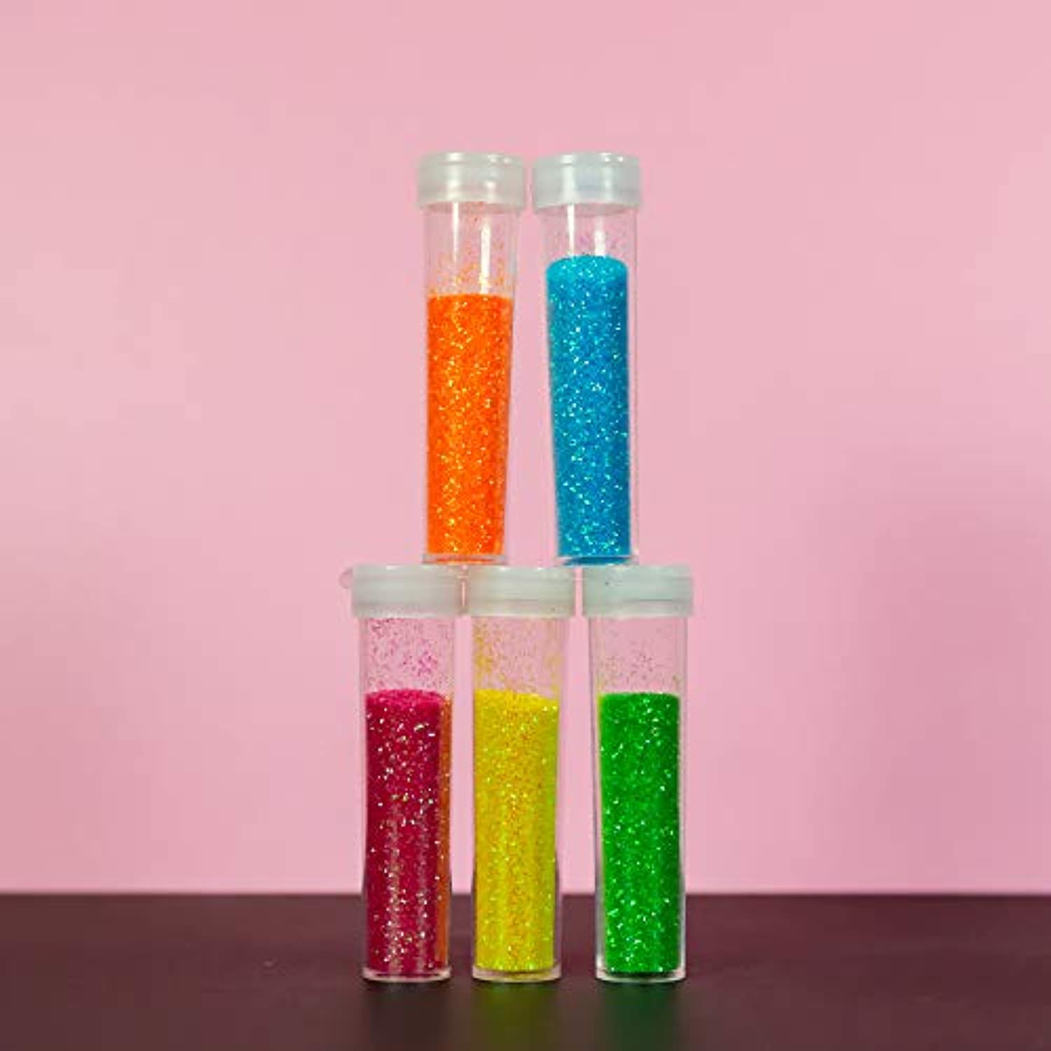 6 Neon Color Glitter Shaker | 0.10 oz (3gr)