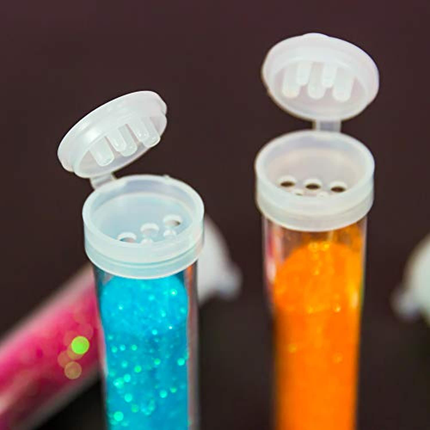 6 Neon Color Glitter Shaker | 0.10 oz (3gr)