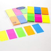 Self-Stick Flags, Neon Color (10/Pack) | 25 Ct. 0.5" X 1.7" | 150 Flags.