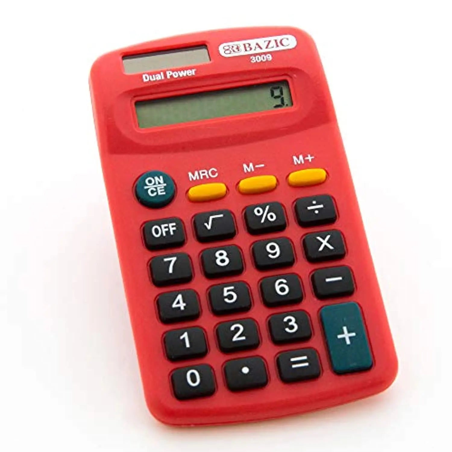 8-Digit Dual Power Pocket Size Calculator | 6-Color.