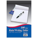 BAZIC 100 Sheets 6" X 9" Ruled Writing Tablet, Lined Ruled Memo Writing Papers Pad Notebook, Note Paper for Taking Notes, Easy Tear for Office School Home, 1-Pack.