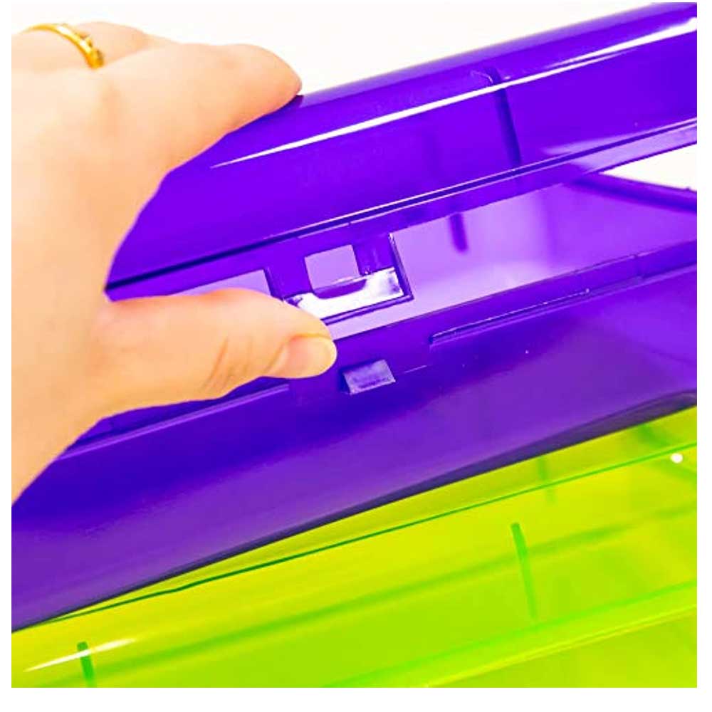 Multipurpose SIMPLE STORAGE Utility Box | 4 Bright Colors - g8central.com