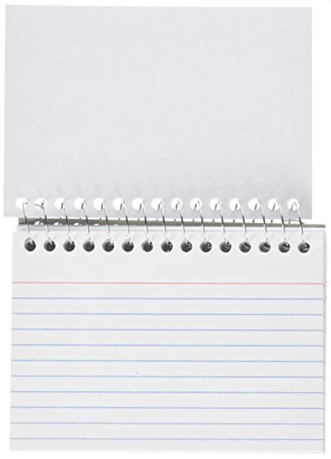 Spiral Bound Ruled White Index Card 3 Inch X 5 Inch  | 50 Ct.. G8Central
