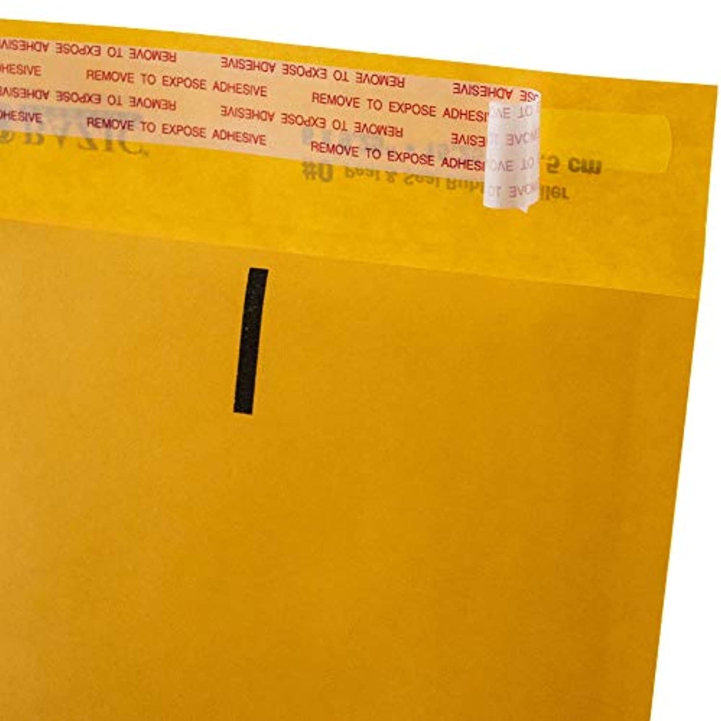 G8Central #0 Self-Seal Bubble Mailers 6x9.25, Self-Adhesive Closure Kraft Padded Yellow Envelopes Self Seal, Waterproof Lined Poly Maile (4/Pack), 1-Pack.