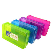 Glitter 8" x 4.75" x 2.5" Utility Storage Box for School Supplies or Arts & Crafts Set of 4 - g8central.com