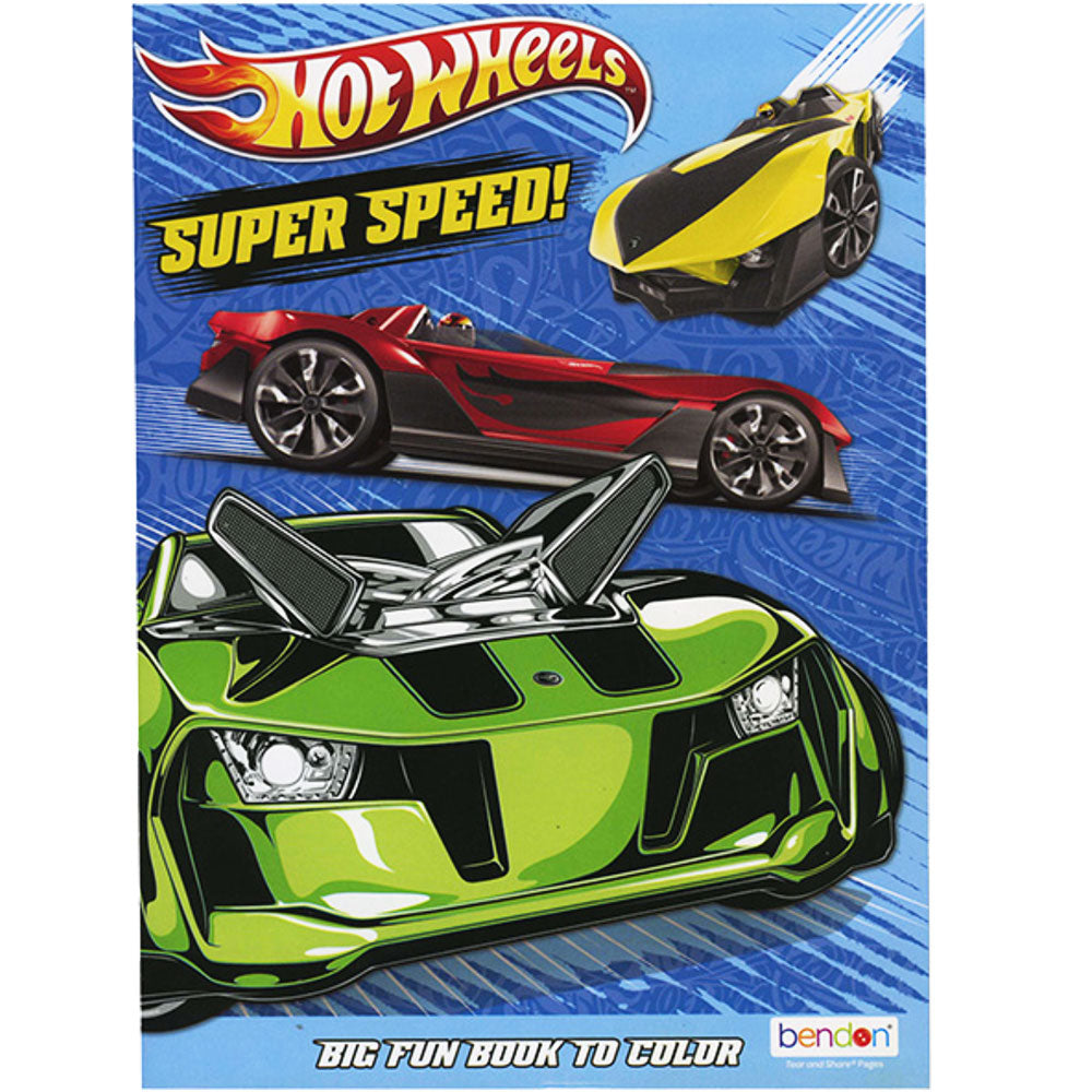 HOT WHEELS Coloring Book | 1-Title.