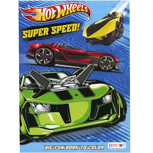 HOT WHEELS Coloring Book | 1-Title.