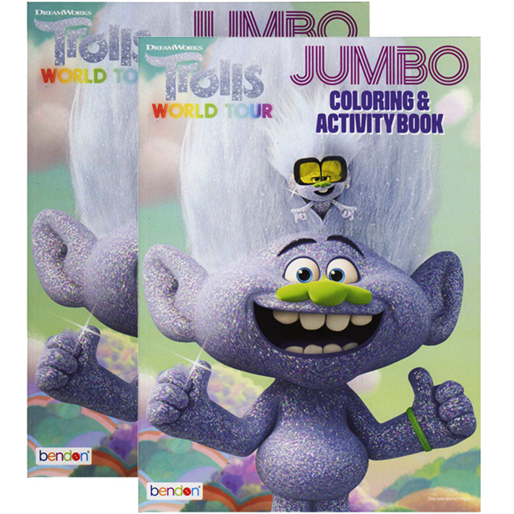 TROLLS 2 Coloring Book | 1-Title.