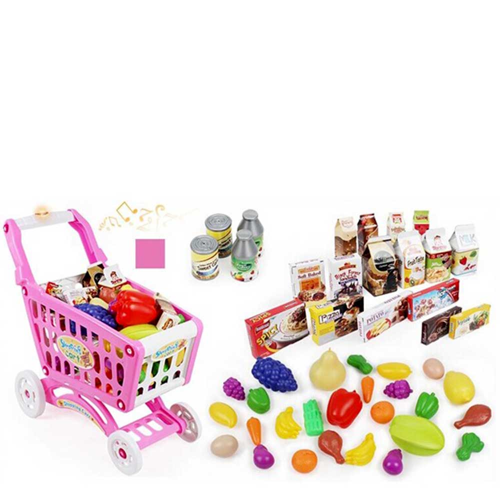 Shopping Cart Playset | Pink