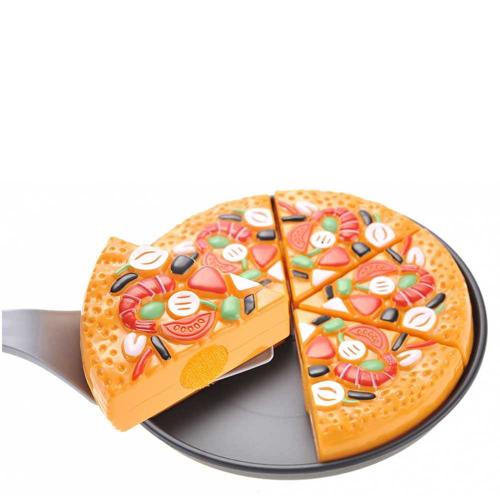 Pizza, Watermelon, and Ice Cream Cutting Food Playset