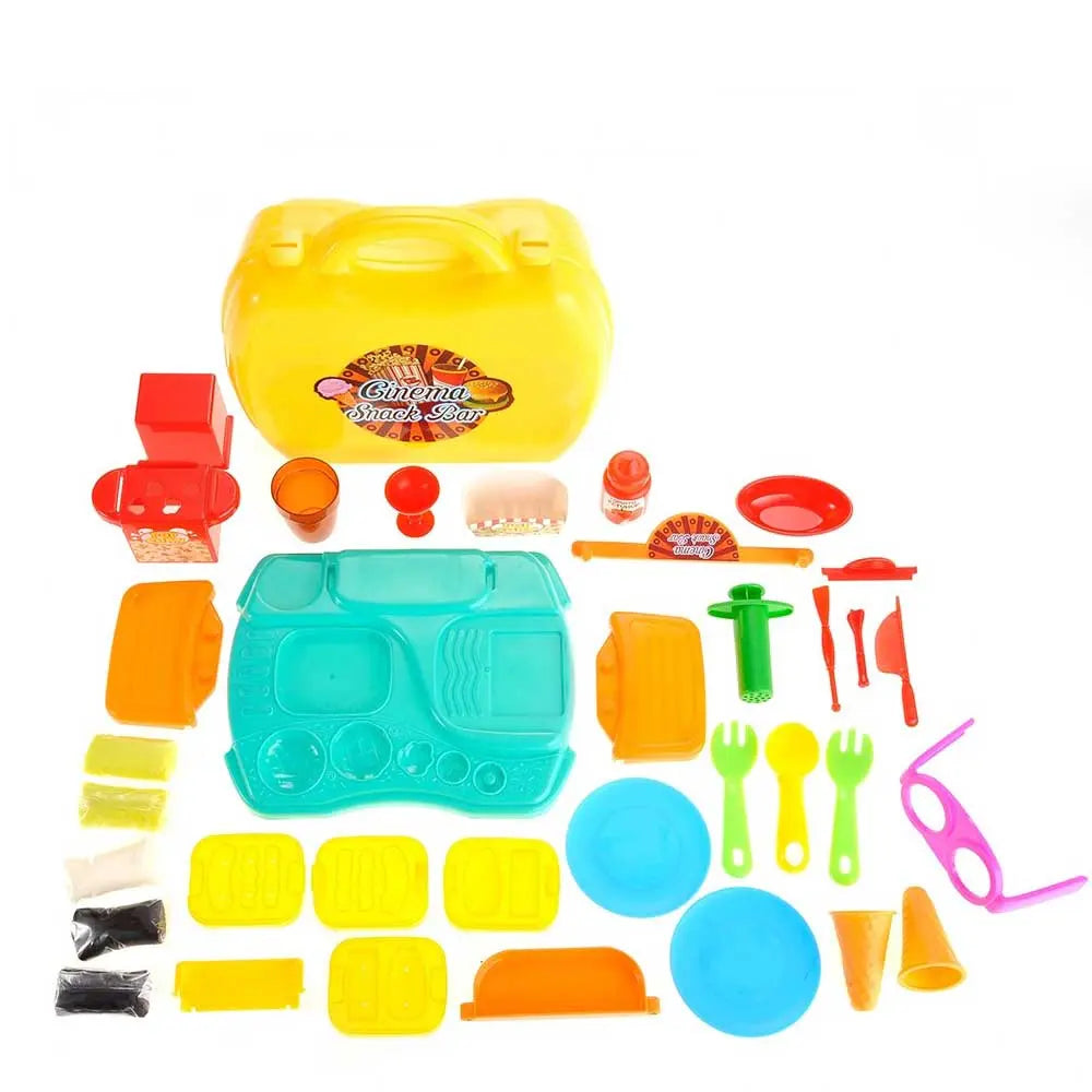 Portable Snack Bar Case Play Set 35pcs G8Central