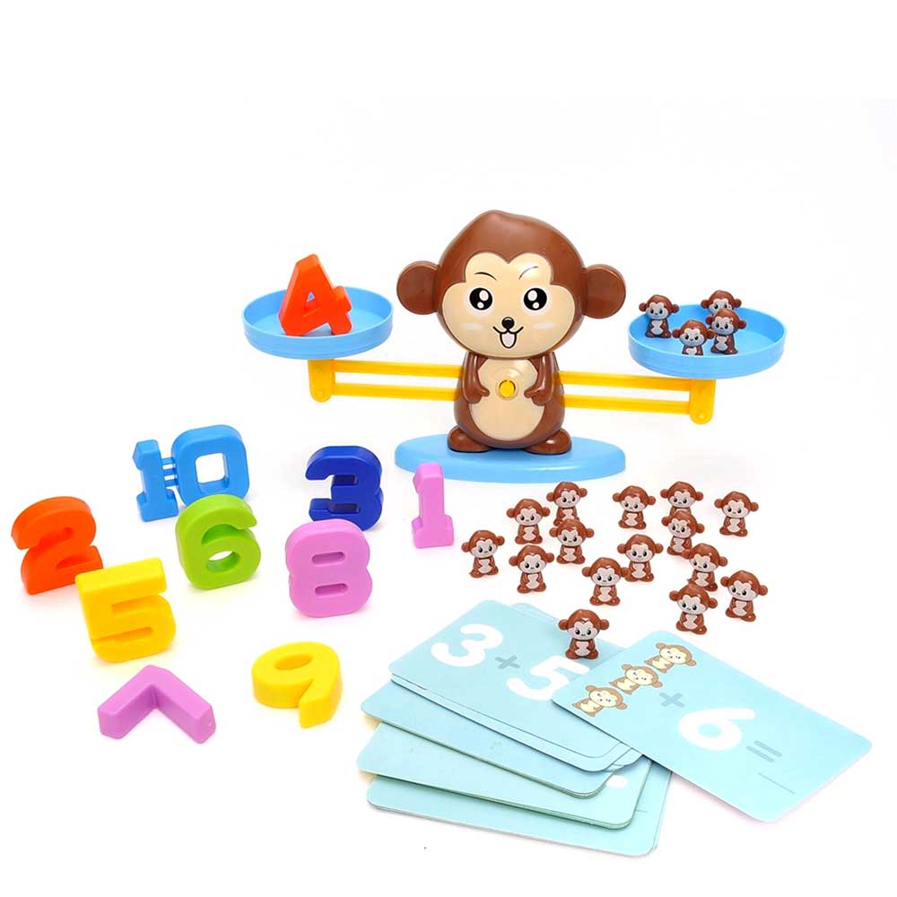 Educational Monkey Balance Math Game