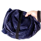Laundry Baskets Mesh Pop Up With Side Pocket | Dark Blue G8Central