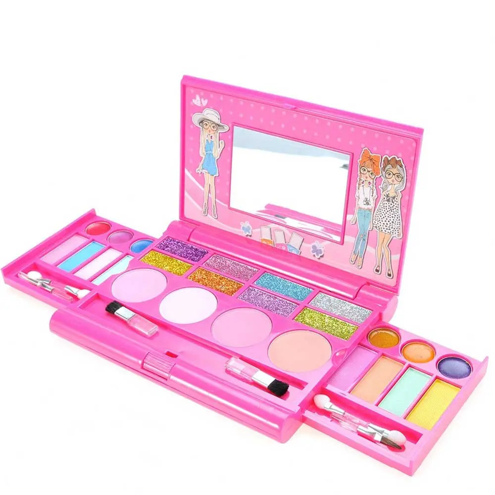 Princess Girl's Deluxe Makeup Palette With Mirror -All In One G8Central