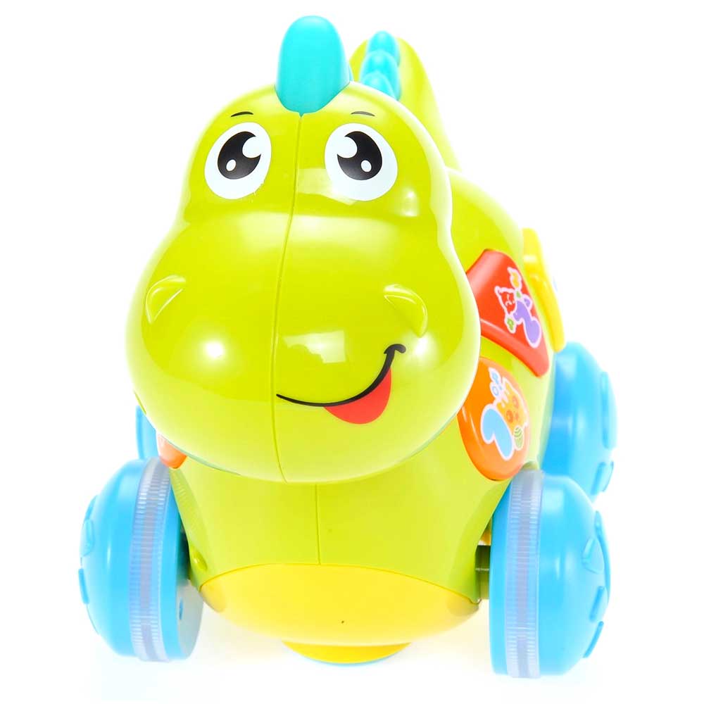 Talking Dinosaur Toy With Lights, Sounds, And Educational Activities