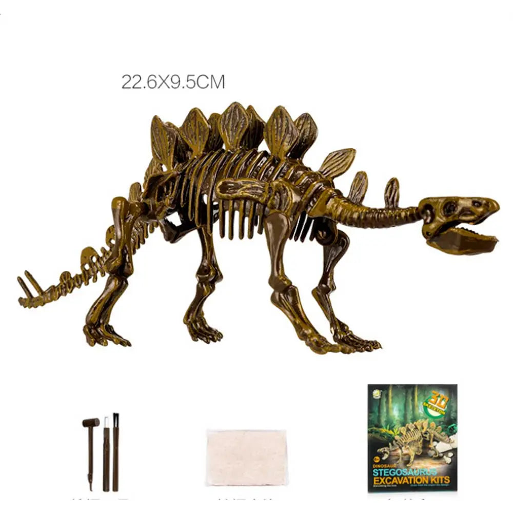Dinosaur Skeleton Fossil Excavation Kit | Stegosaurus G8Central