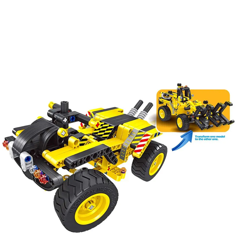 Building Blocks Bricks Construction Kit STEM Toy (Bulldozer) | 261 pcs G8Central