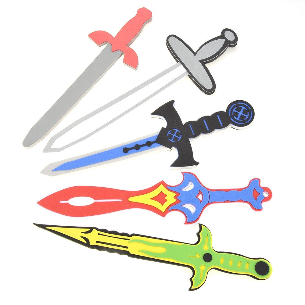 Foam Swords And Shields Playset (8 Swords And 4 Shields)