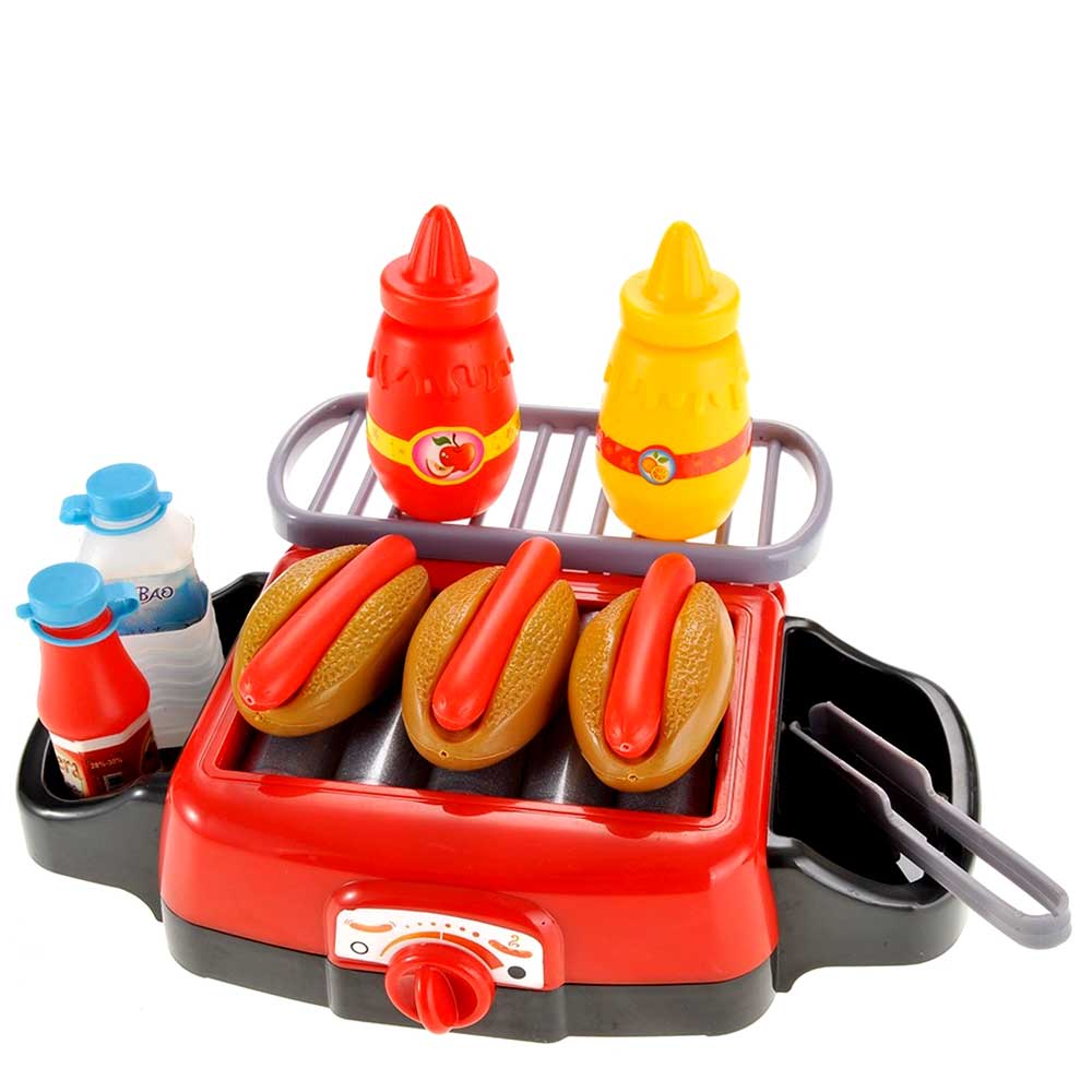 Hot Dog Roller Grill Pretend Food Playset