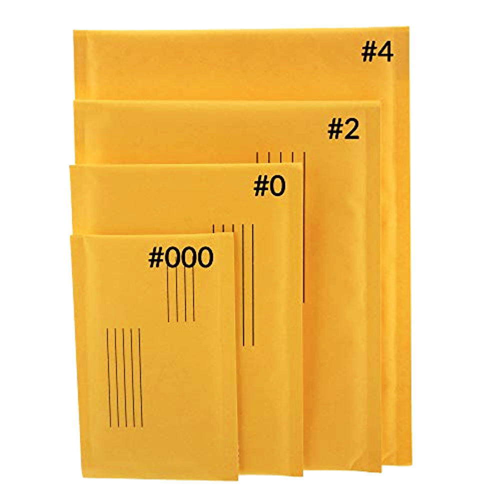 Padded Yellow/Kraft Envelopes Self-Seal Bubble Mailers