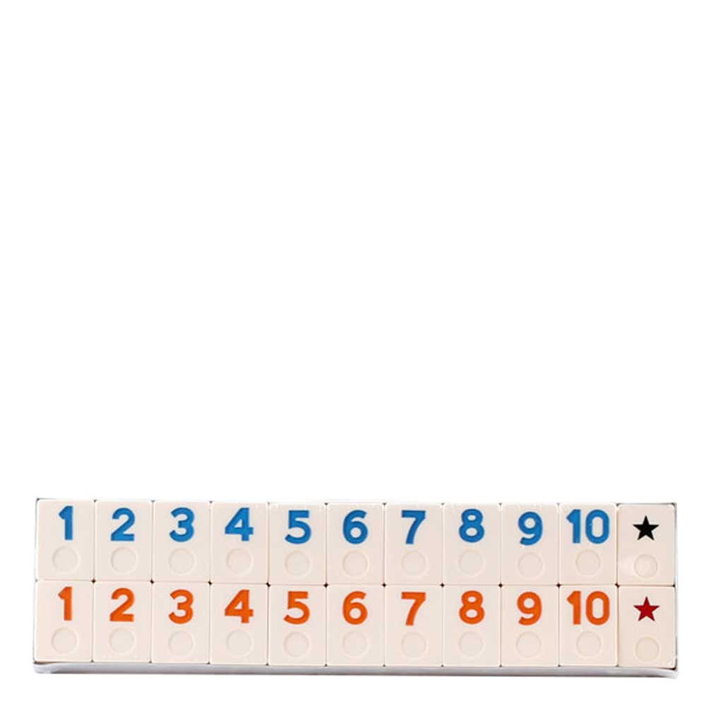 Deluxe Rummy Tile Games with Wooden Racks