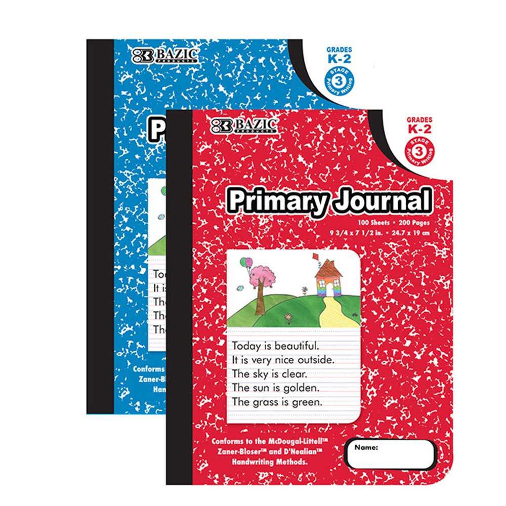 Primary Back to School Kit Bundle for Kindergarten Elementary Student K-6 Grades, SPEC or COLOR MAY VARY | Box 55 Count