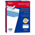 Envelopes #10 Self-Seal SECURITY White 4 1/8" x 9 1/2" | 500 Ct/Pack G8Central