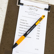 Spyder Oil-Gel Ink Black Retractable Pen, Soft Barrel Grip, Stick Ballpoint Pens Medium Point