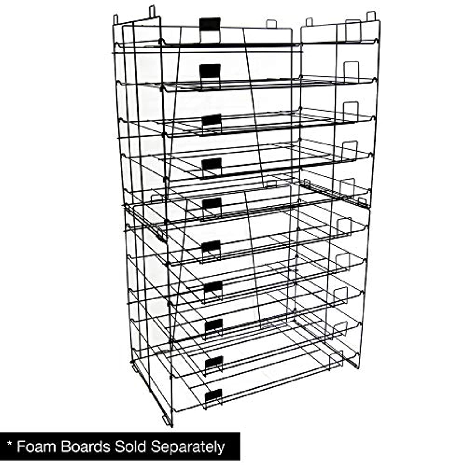 Display Rack for 10-Slots Foam Board | size: 20" X 30".