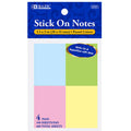 Stick On Notes 100 Ct. 1.5" X 2" (4/Pack).