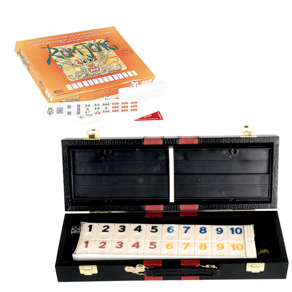 Deluxe Rummy with Plastic Racks &amp; Rum Jong G8Central G8 Central Mah Jong G8Central G8 Central