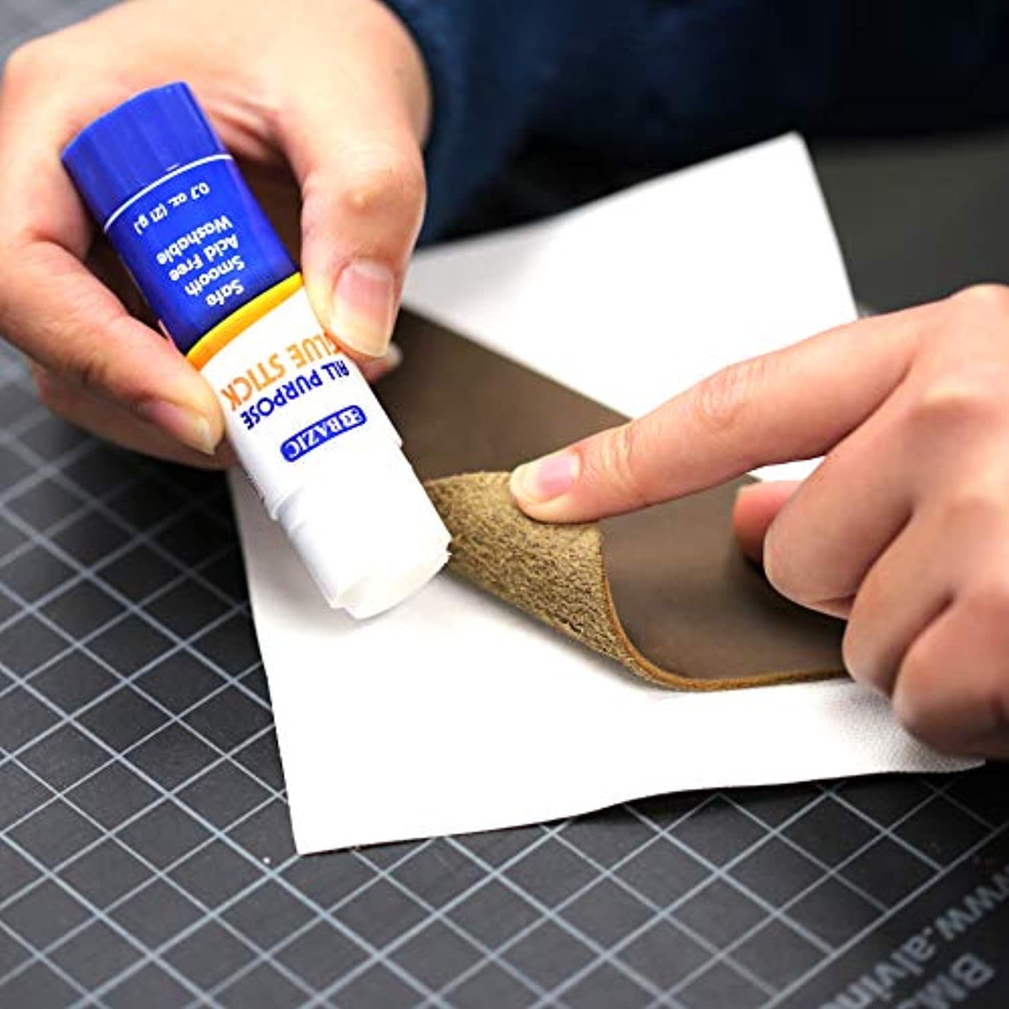 BAZIC 21g/0.7 Oz Premium Large Glue Stick, Multi-Purpose Acid Free, Glue Sticks Set Ideal for Photos Paper Kids Art Craft at School Home Office (2/Pack), 1-Pack.